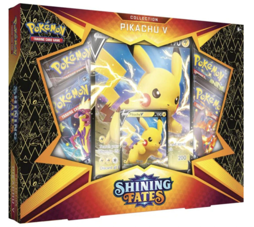 Sword & Shield Shining Fates Pikachu V Collection Box