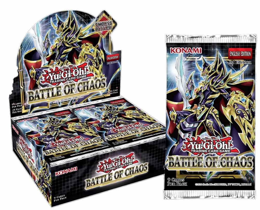 【海外版遊戯王】ブースターパック『Battle-of-Chaos（バトルオブカオス）』のパッケージ画像