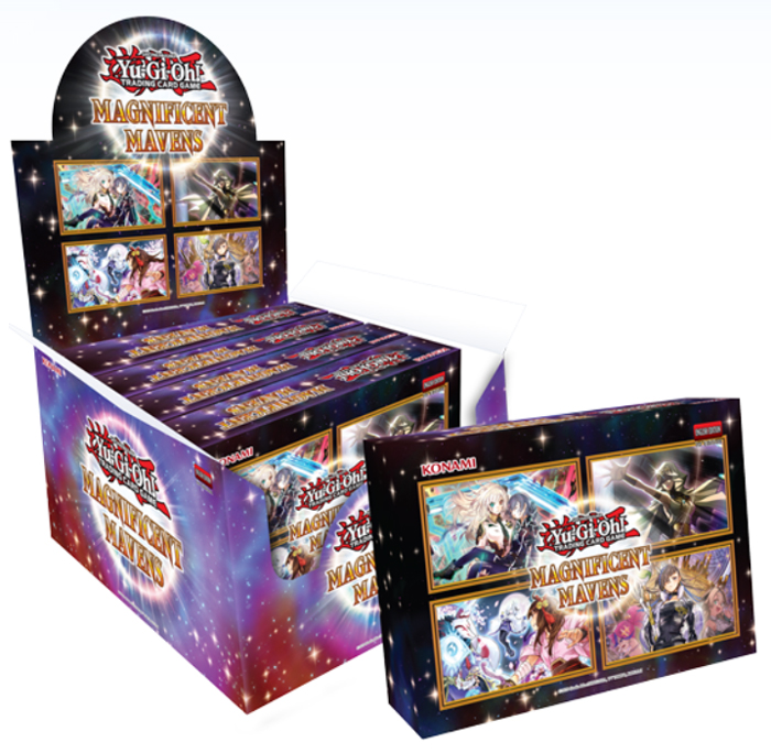 北米版遊戯王Magnificent-Mavens-the-2022-Holiday-Box-booster-setのパッケージ画像